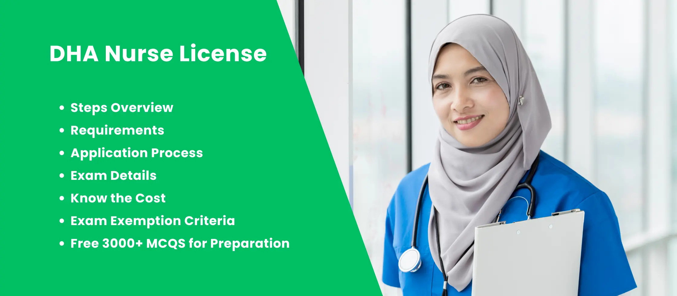 DHA Nurse License and dha exam for nurse